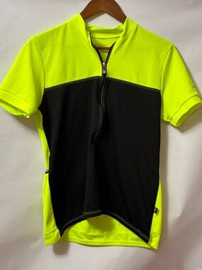Aero/Tech/Designs Cycling Jersey Men’s Medium Safety Yellow and Black